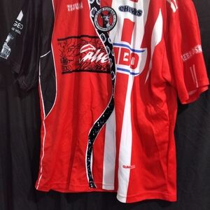 Civas Striped Red and Black Men's Jersey